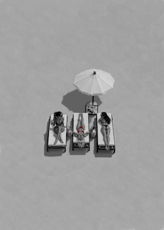 STRANDHÄNG i rött